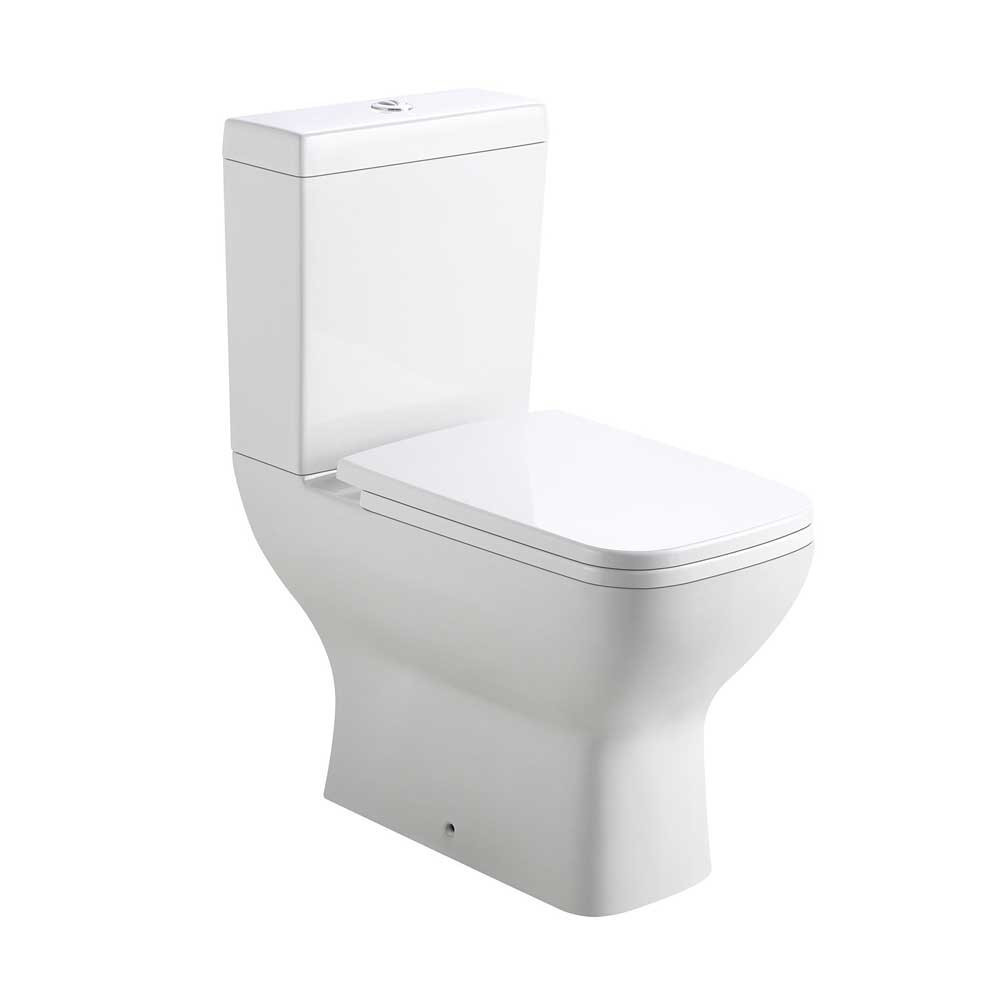 Arley Bela Close Coupled Toilet Bowl and Soft Close Seat