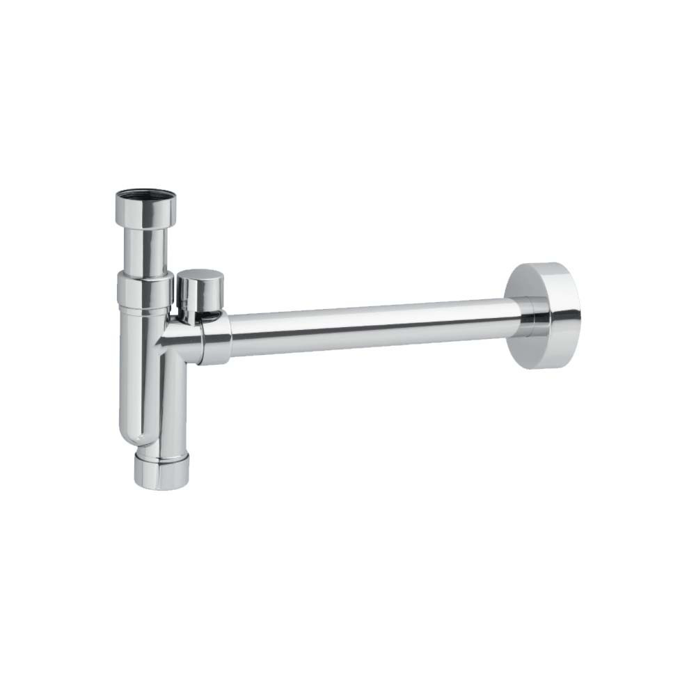 McAlpine Chrome Plated Basin Kit with Plastic Tubular AntiSyphon Trap