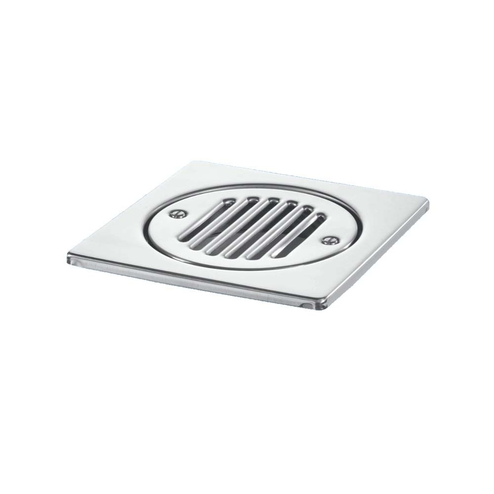 McAlpine 150mm Square Steel Shower Tile Drain Cover
