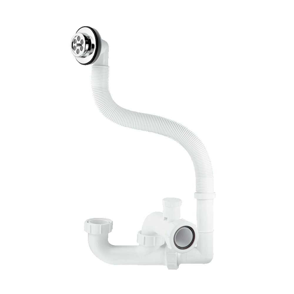 McAlpine 50mm Seal AntiSyphon Bath Trap with Flexible Overflow