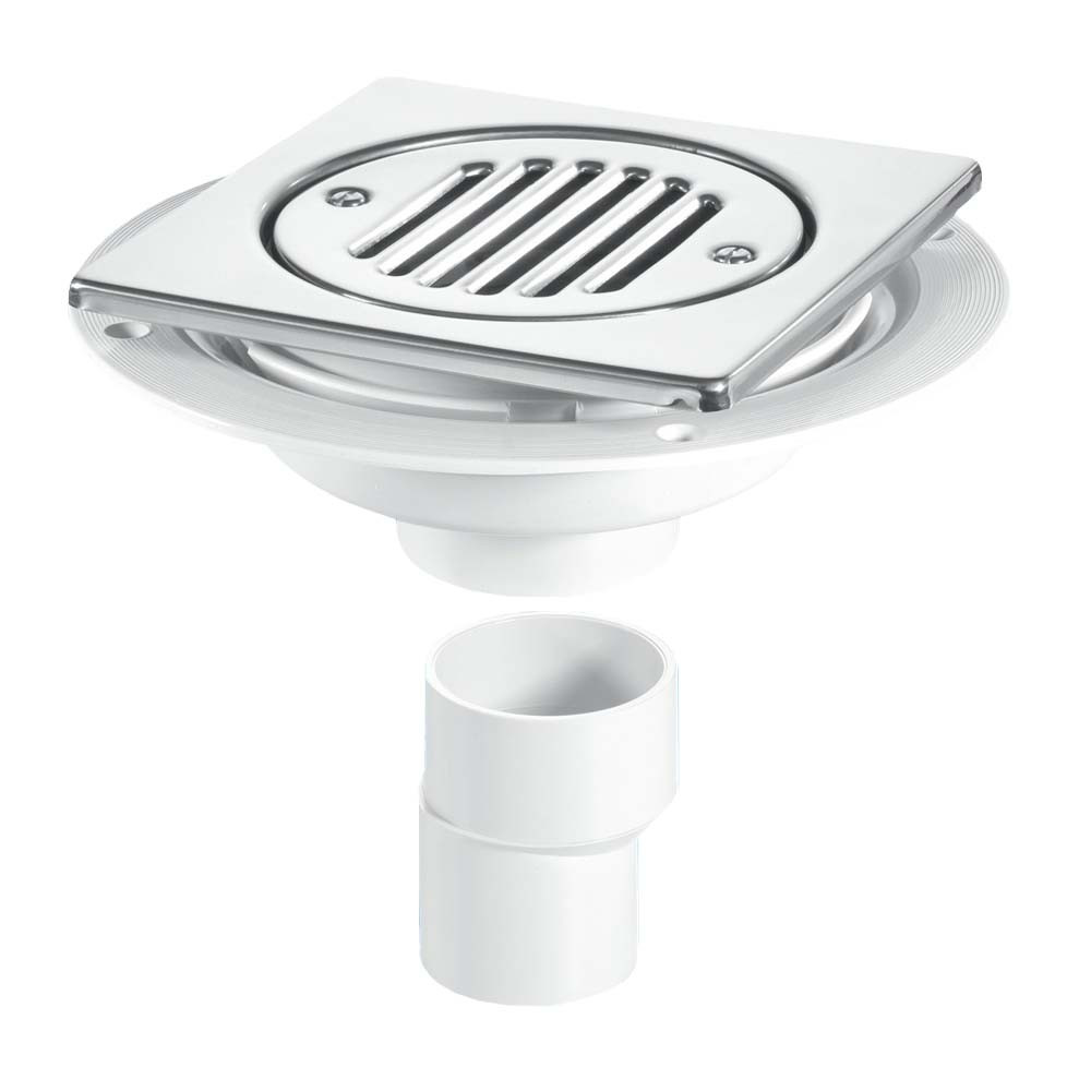 McAlpine Untrapped Gully with Vertical Outlet for Tiled/Stone Floors