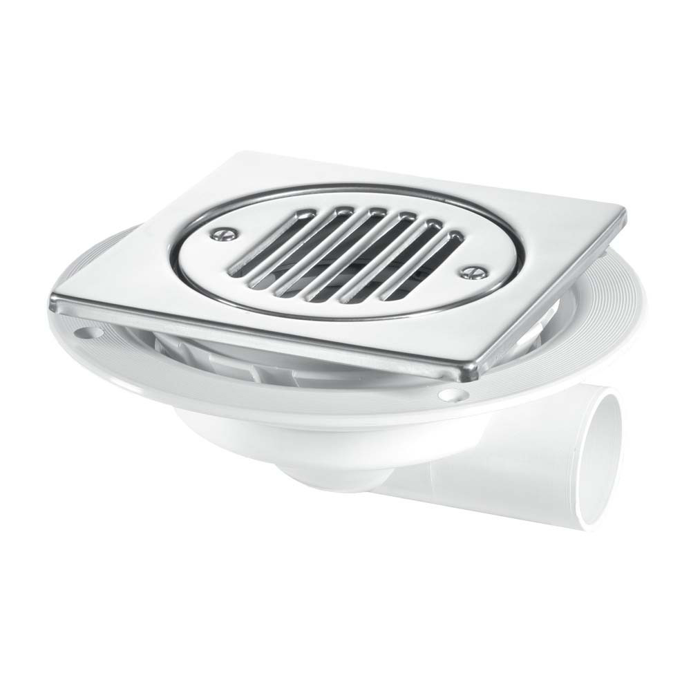 McAlpine 1 1/2" Horizontal Outlet Untrapped Gully for Tiled/Stone Floors