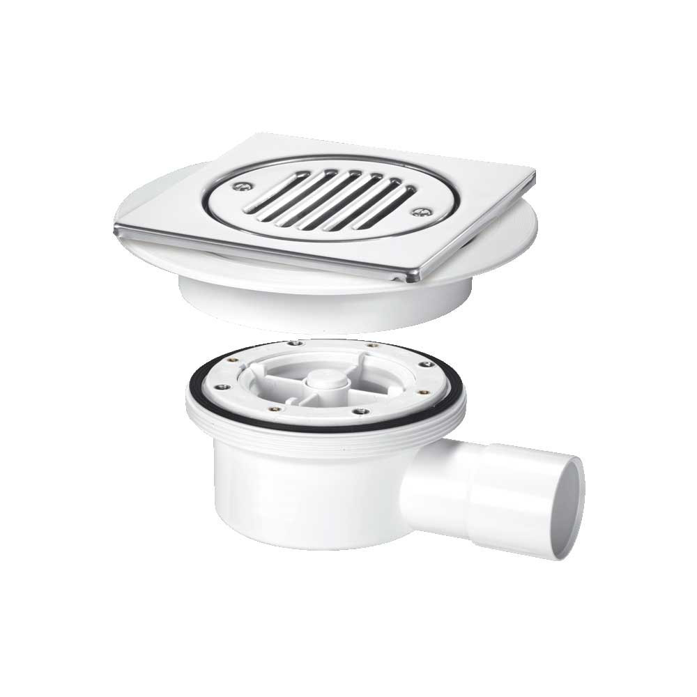 McAlpine TwoPiece Valve Shower Gully for Tiled/Stone Floors