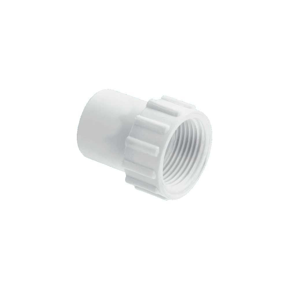 McAlpine Straight Female Overflow Coupling with Fixed Nut 3/4"