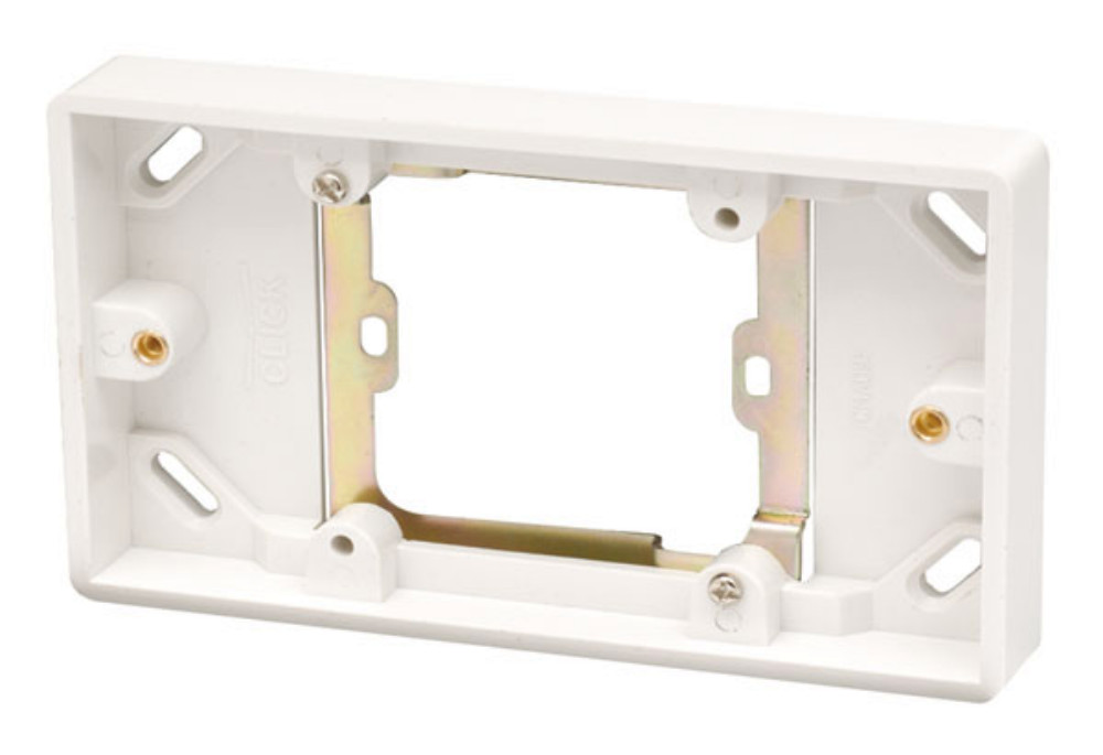 MODE 1 Gang to 2 Gang Converter Pattress Box