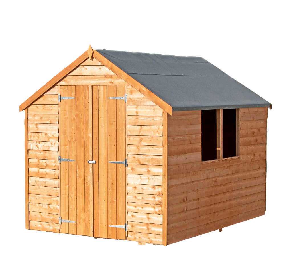 Shire Super Value Double Door Overlap Shed 8 x 6Ft