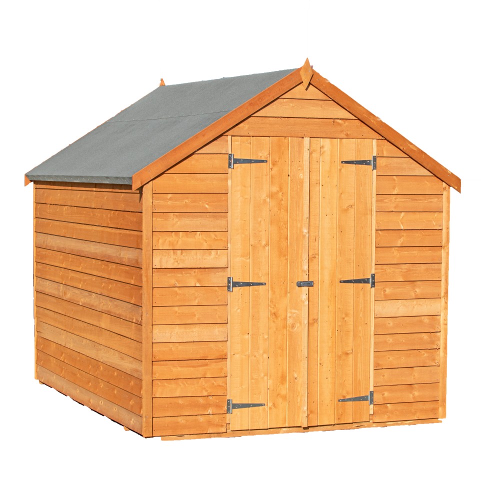Shire Super Value Double Door Overlap Shed 8 x 6Ft