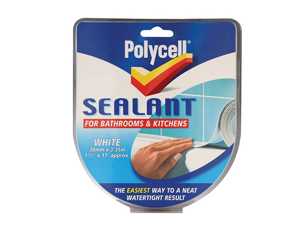 Polycell Kitchen / Bathroom White Sealant Strip