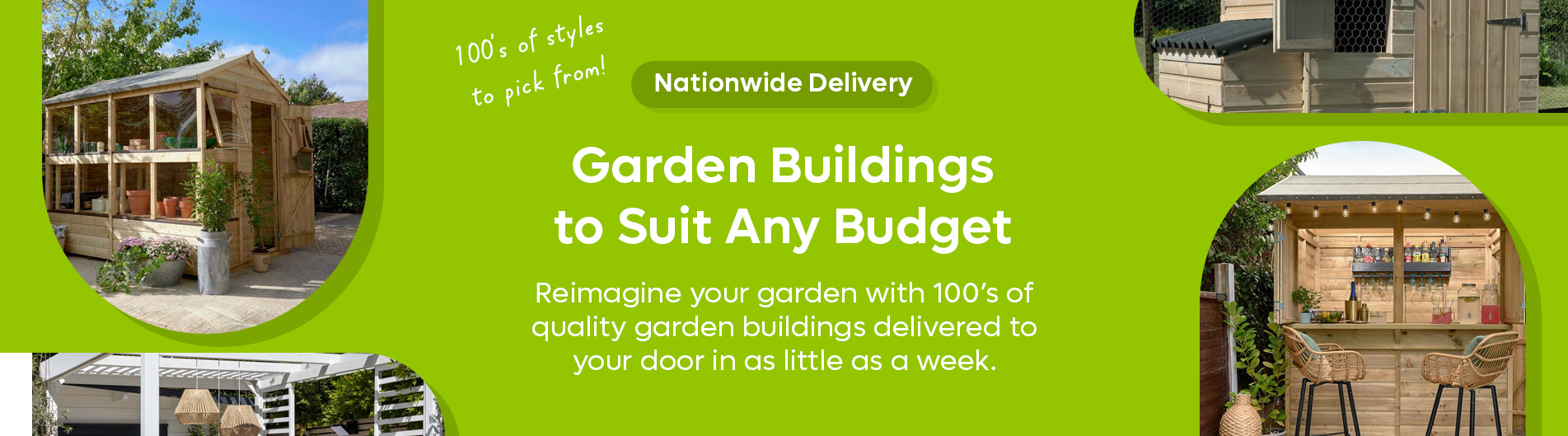 Nationwide Delivery on Garden Buildings